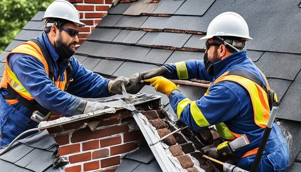 Schoorsteen loodslab vernieuwen